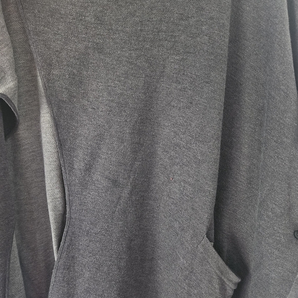 Lululemon After Asana Wrap Gray Reversible Cardigan Sweater Size OS - Picture 10 of 11